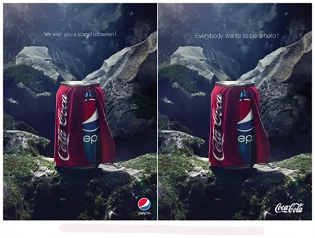 campaña halloween pepsi coca cola