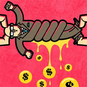 dinero dolares inversión publicitaria exprimir