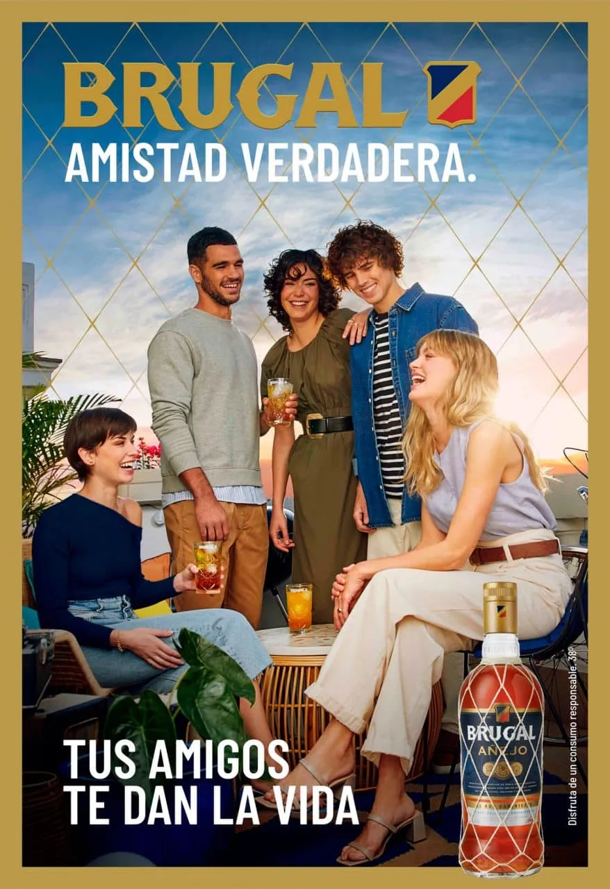 gráfica "Tus amigos te dan la vida"