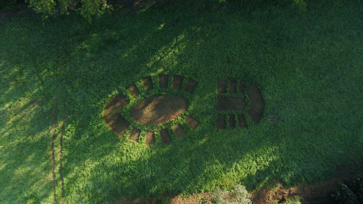 Huellas gigantes para concienciar sobre el impacto medioambiental: así es la nueva campaña de BBVA