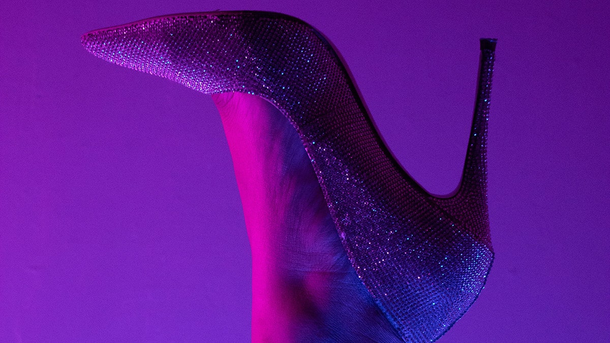 zapato de tacón de mujer