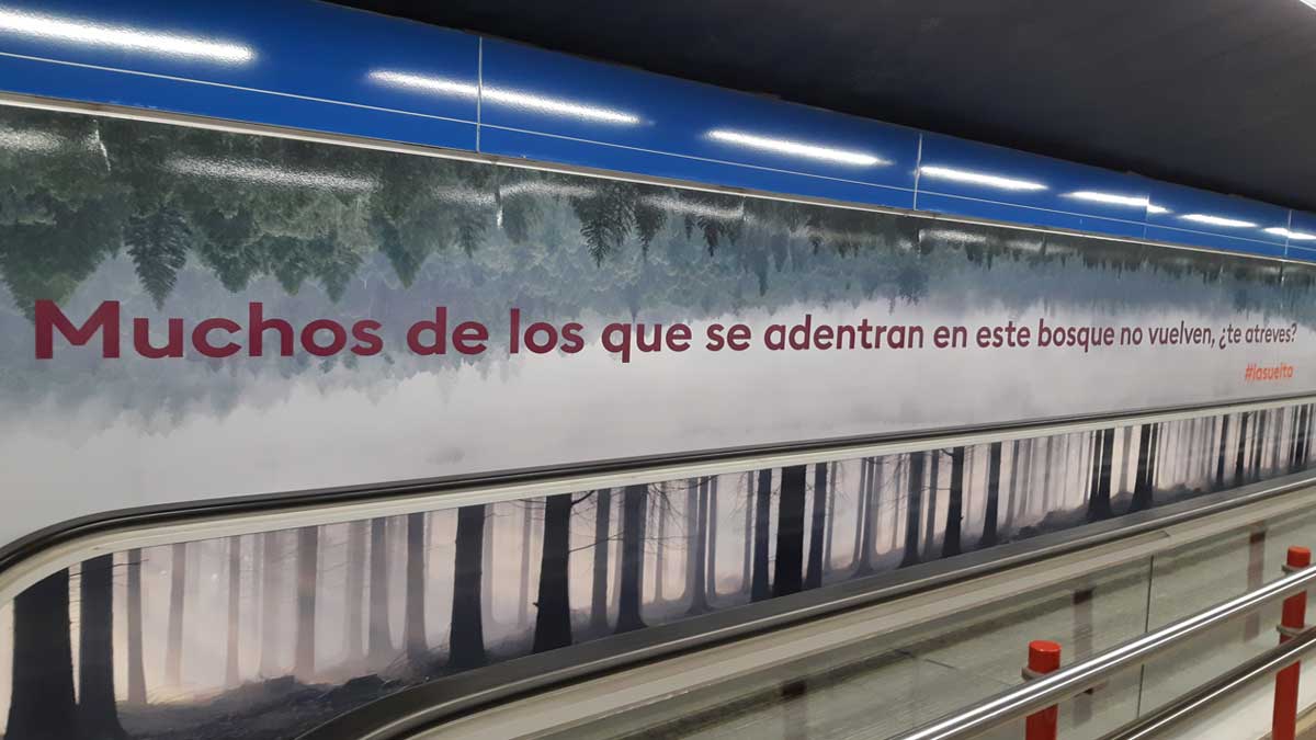 Campaña de Storytel en Nuevos Ministerios