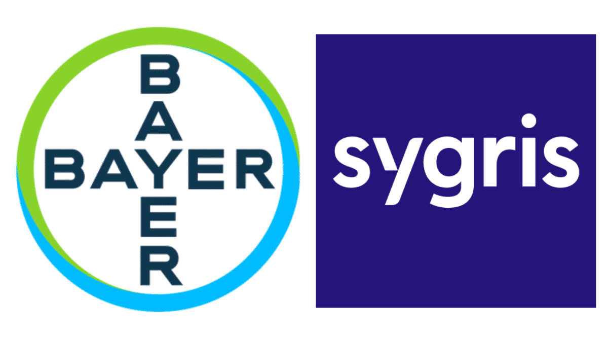 Logotipo de Sygris y de Bayer.
