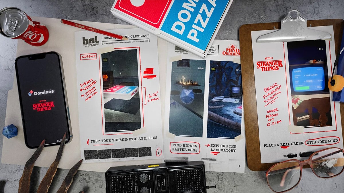 Stranger Things Domino's