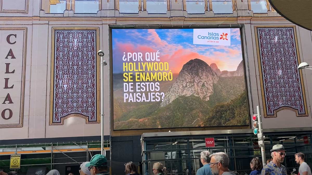 Publicidad exterior de Turismo de Canarias