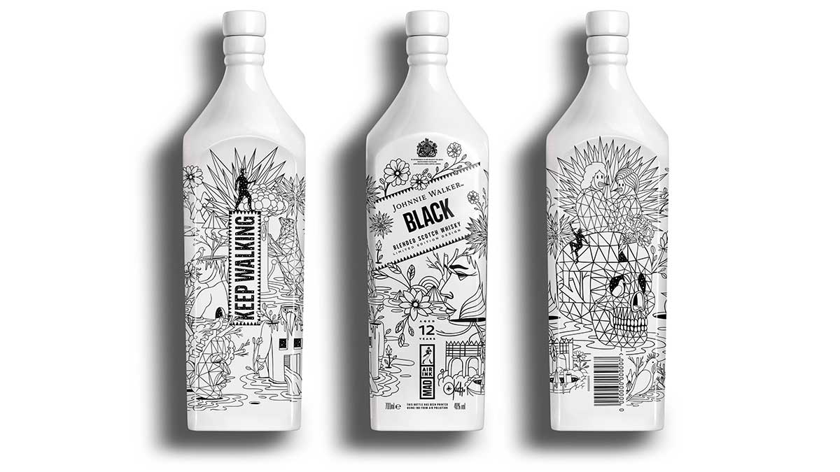Johnnie Walker Un tributo a Madrid en blanco y negro