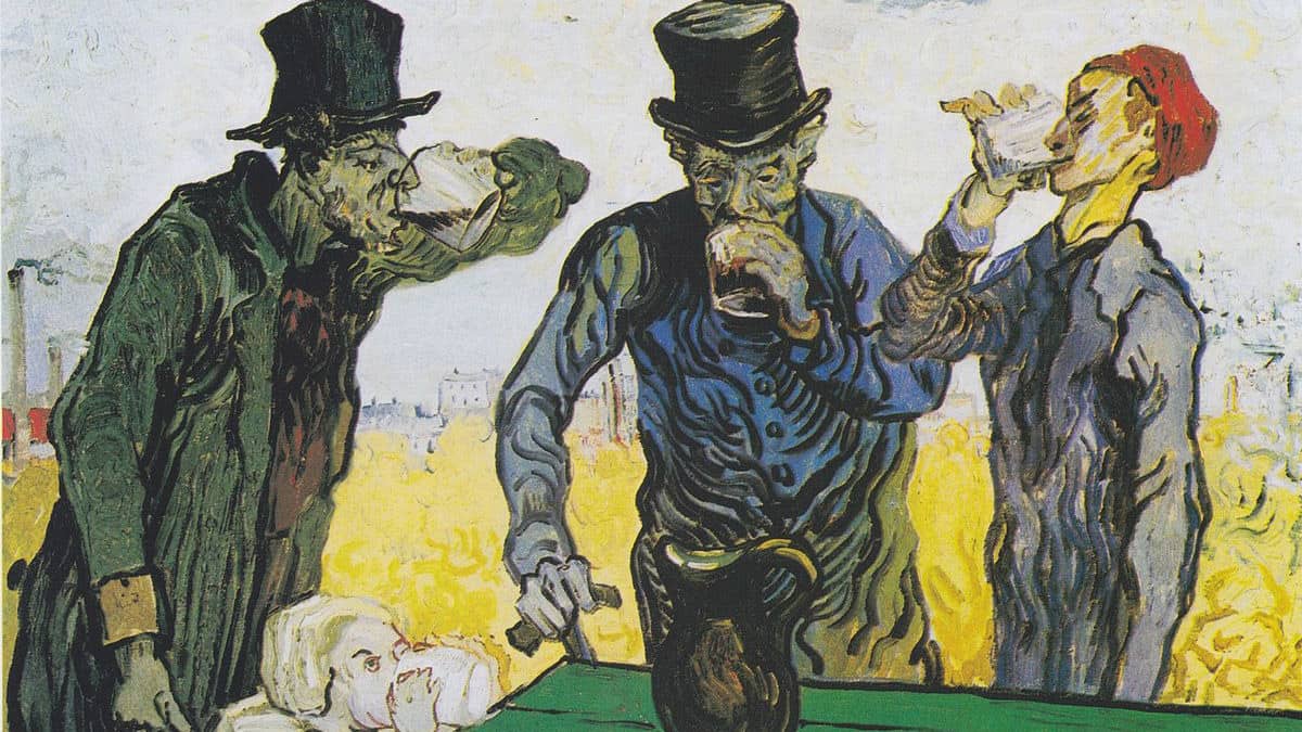 Los bebedores Van Gogh