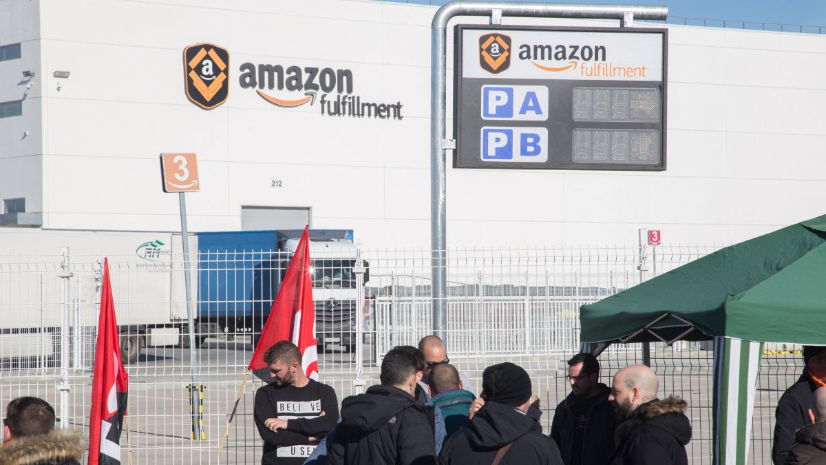 Huelga Amazon.
