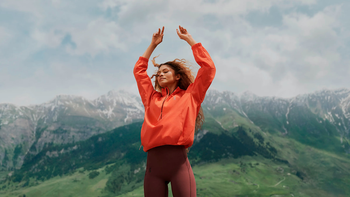 On Zendaya Alpes suizos