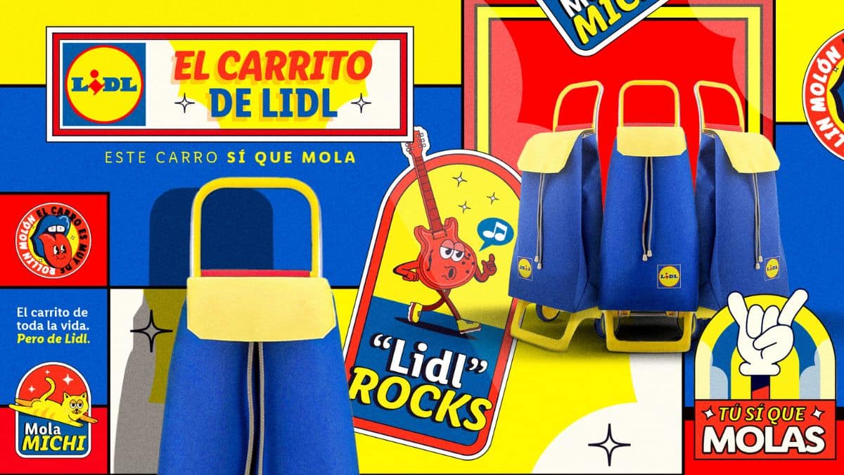 Todo sobre el Carrito de Lidl: es personalizable, tiene los colores de la marca y así puedes conseguirlo