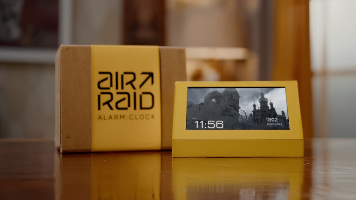 Ucrania Air Raid Alarm Clock
