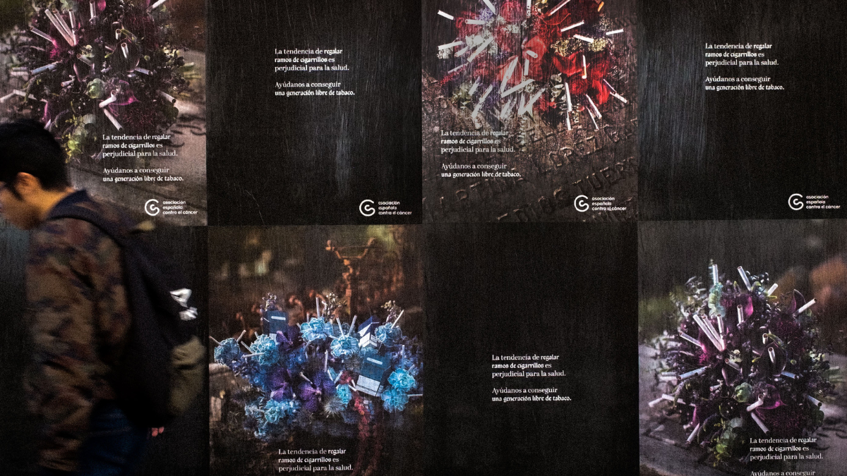 La AECC y La Despensa lanzan «Death Bouquet» para combatir la moda de los ramos de cigarrillos