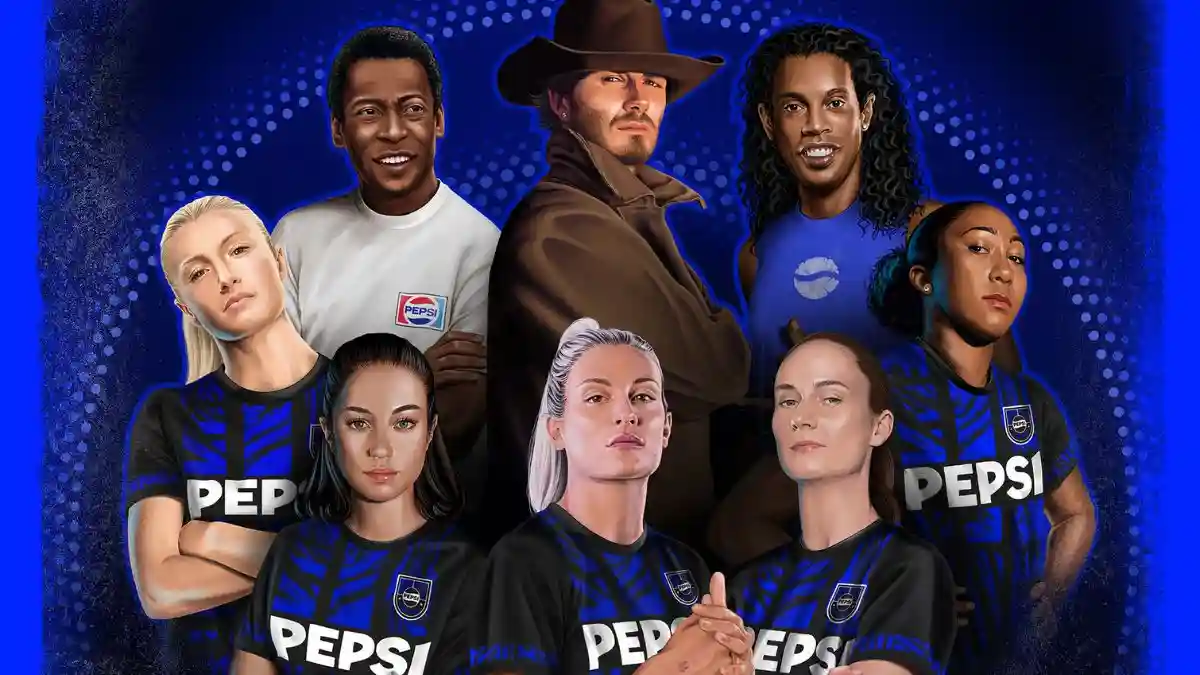 pepsi futbolistas refresca juego