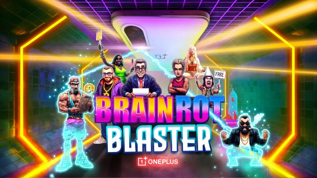 videojuego retro de OnePlus contra el scroll