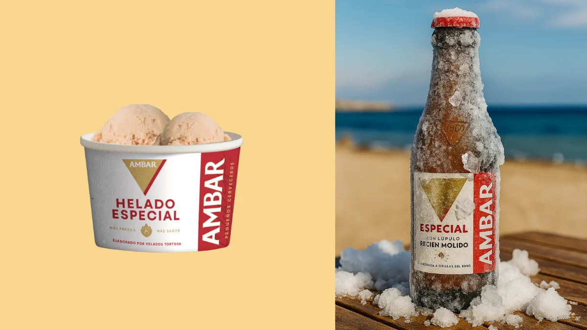 Cerveza Ambar en helado