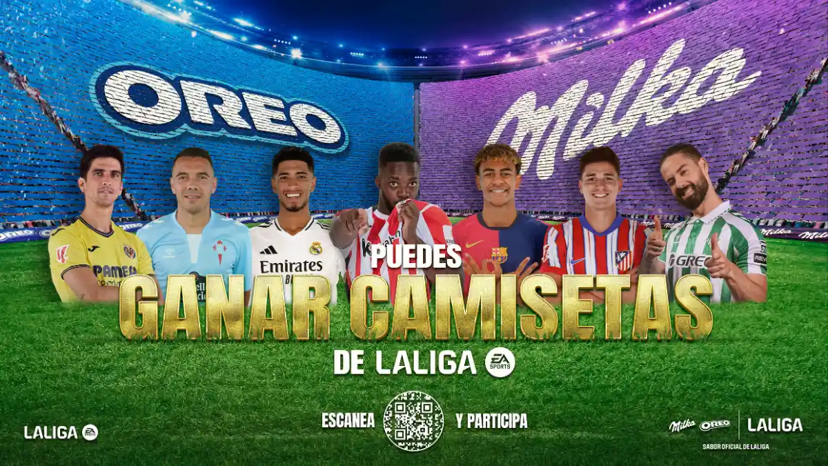 LALIGA OREO MILKA Camisetas gratis
