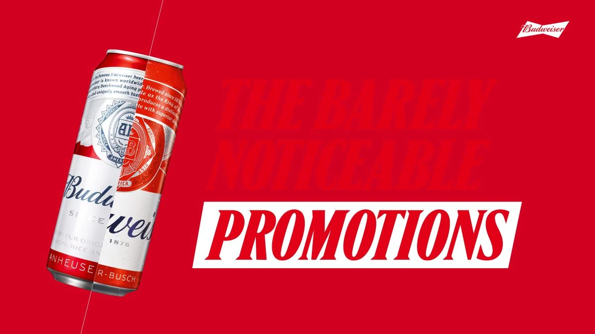 budweiser Barely Noticeable Promotions china