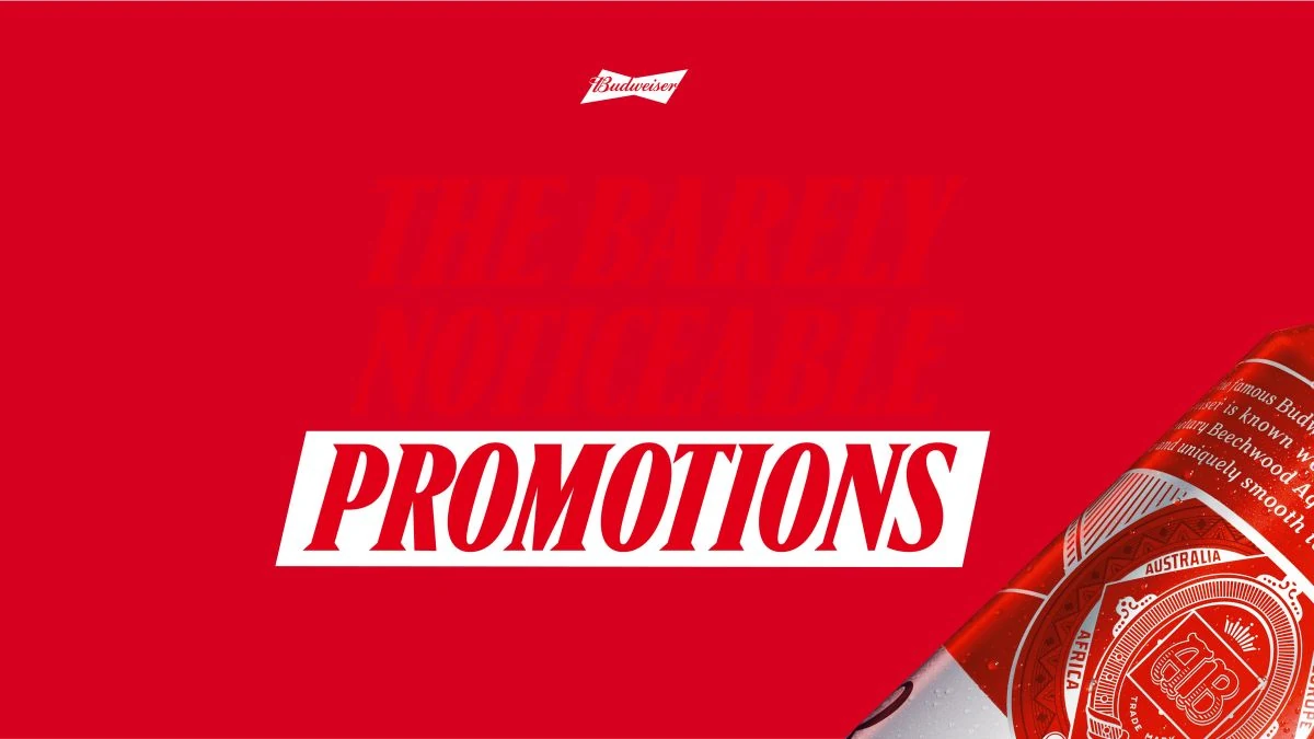 budweiser Barely Noticeable Promotions china