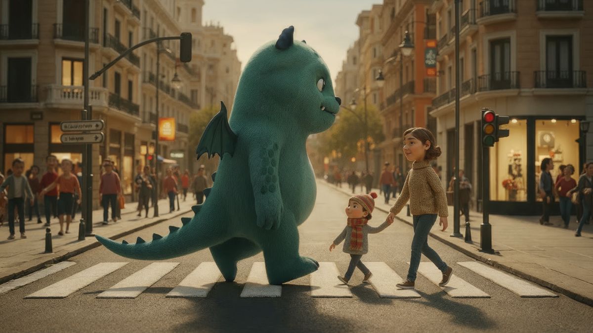 casa libro truman dragon navidad 2025