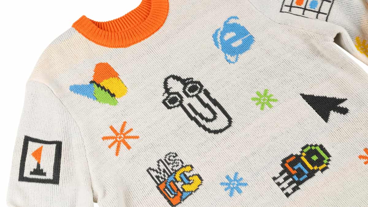 Microsoft jerséis navideños feos