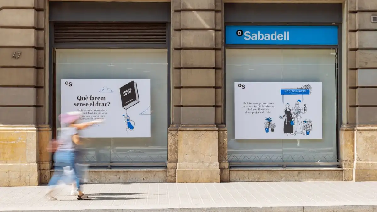 banco sabadell sant jordi dragon