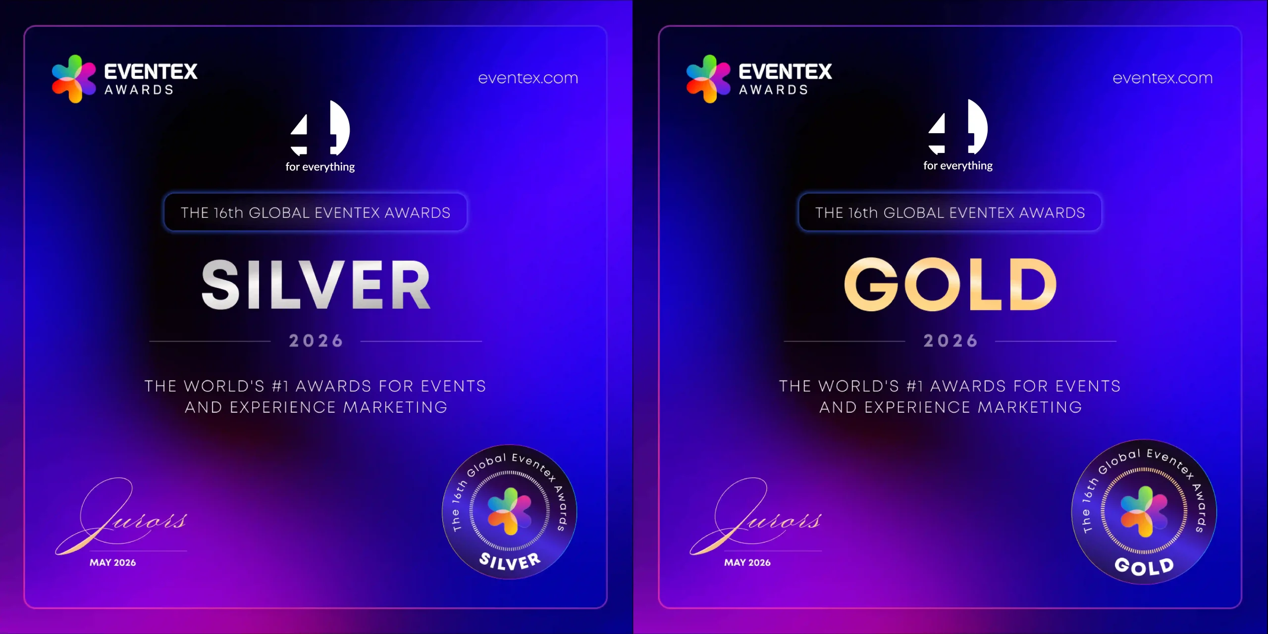 4foreverything Eventex Awards 2026