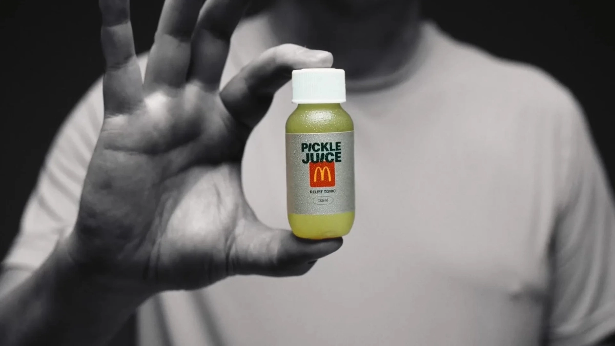 McDonald's jugo pepinillos