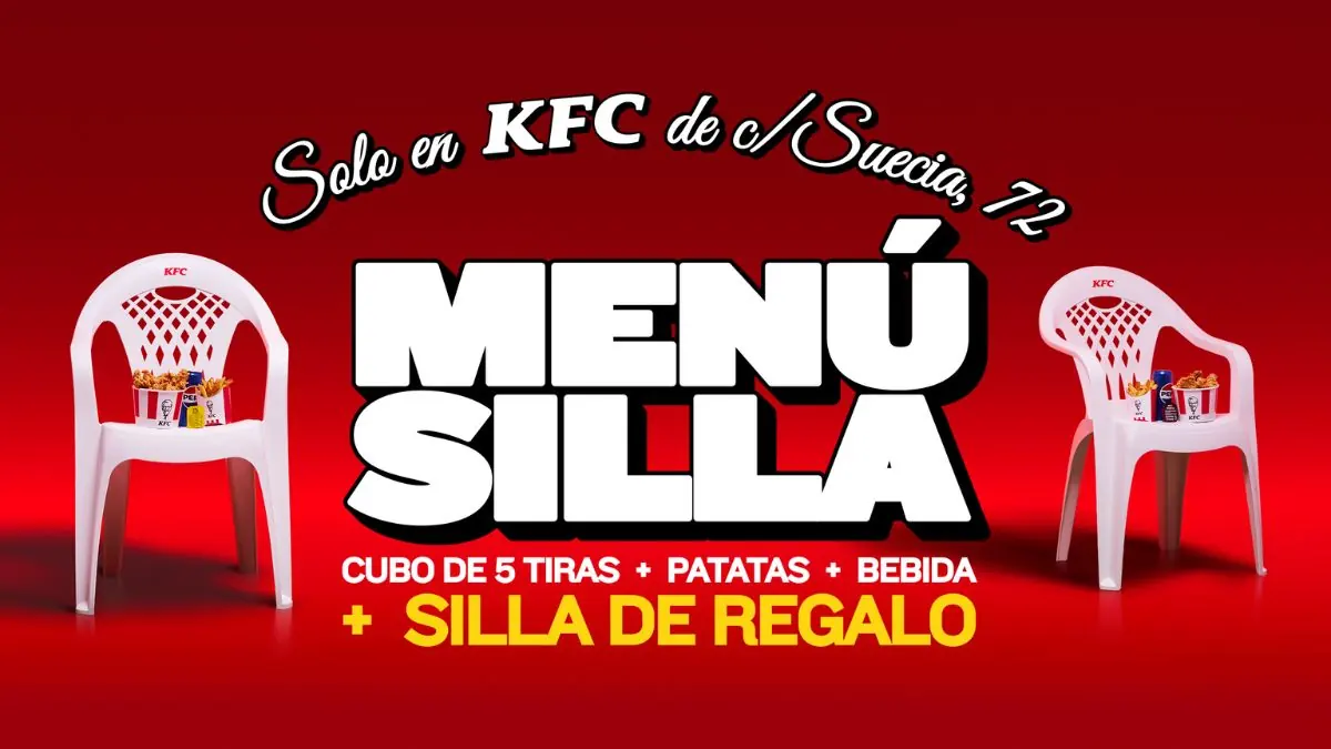 kfc sillas bad bunny