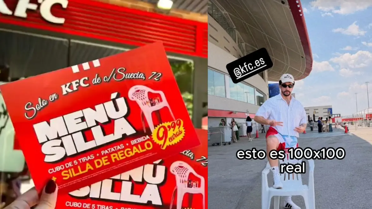 kfc sillas bad bunny