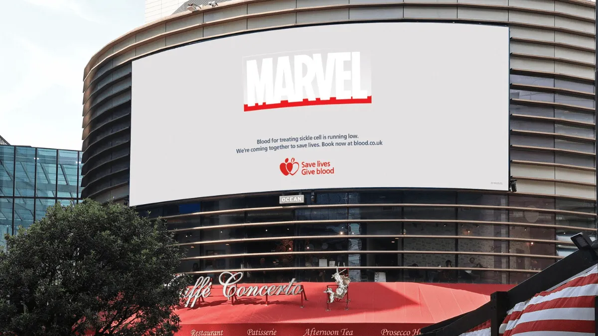 NHS Havas logo Marvel