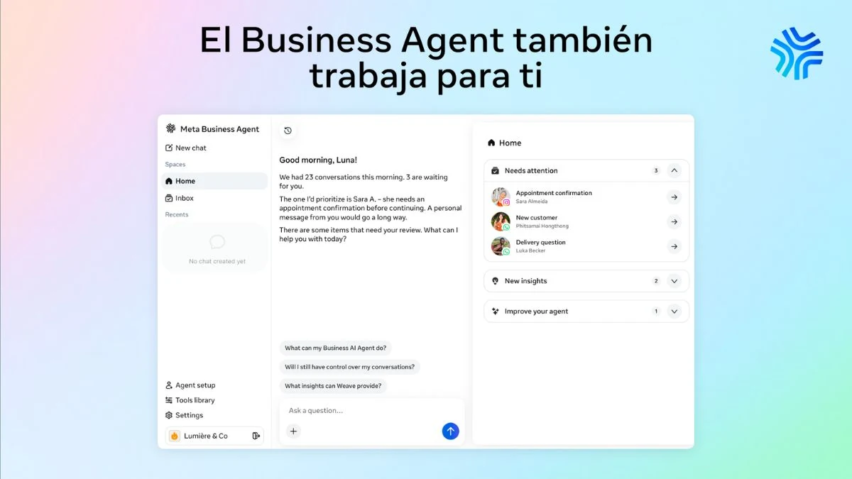meta business agent