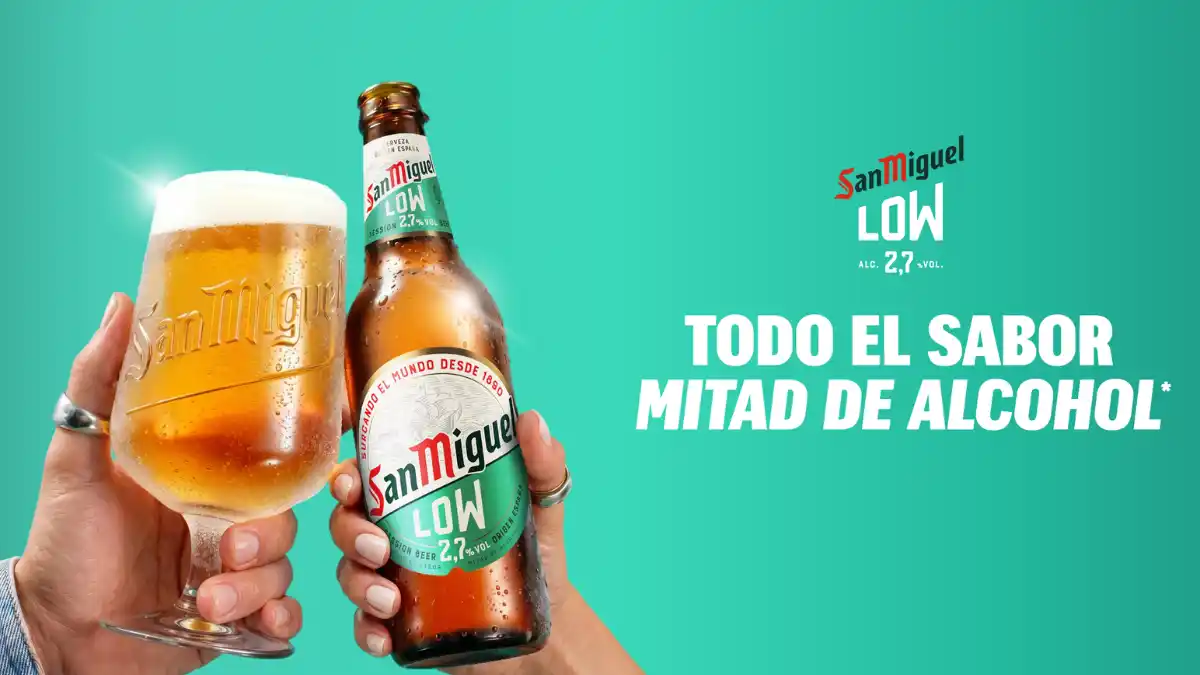 Nueva cerveza de San Miguel, llamada San Miguel Low