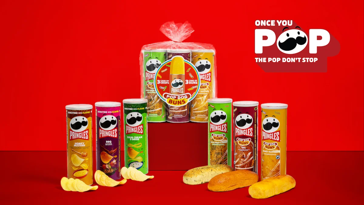 Pringles panecillos hot dogs