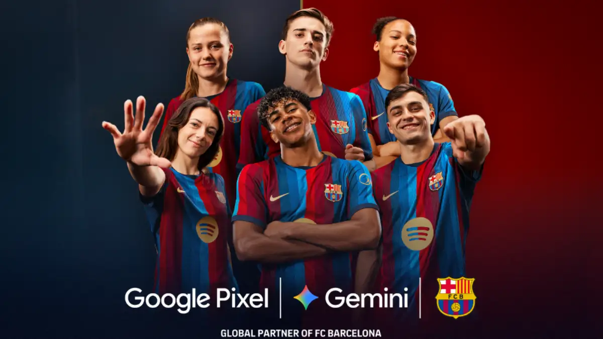 Google Pixel y Google Gemini, los nuevos socios del FC Barcelona
