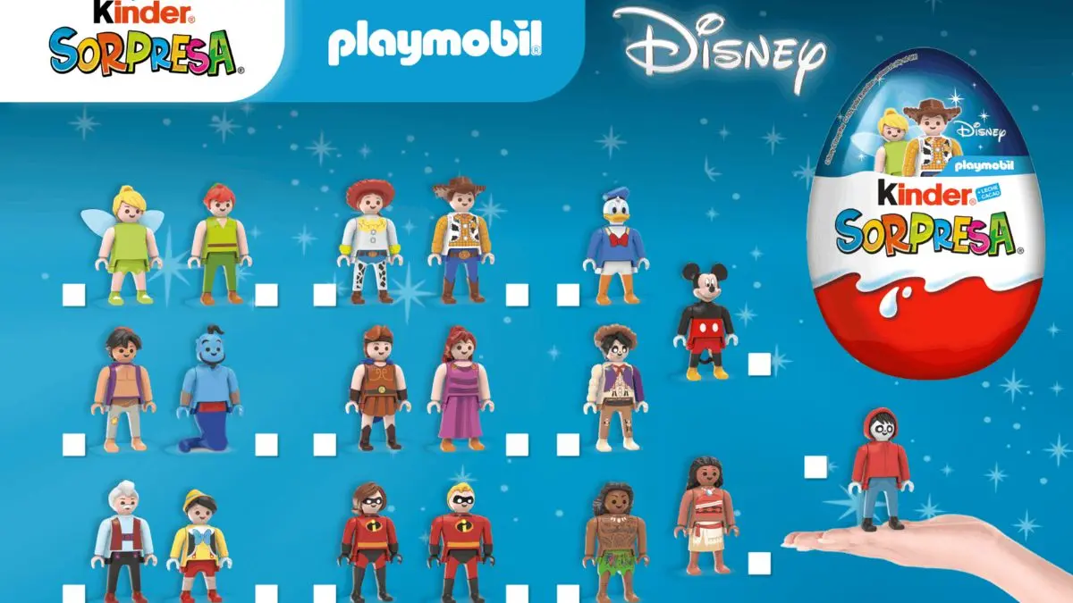 playmobil kinder sorpresa disney