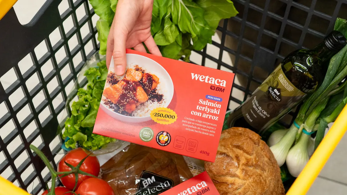 Wetaca rompe la barrera digital y se alía con BM Supermercados para liderar el ‘boom’ de la comida preparada en el canal físico
