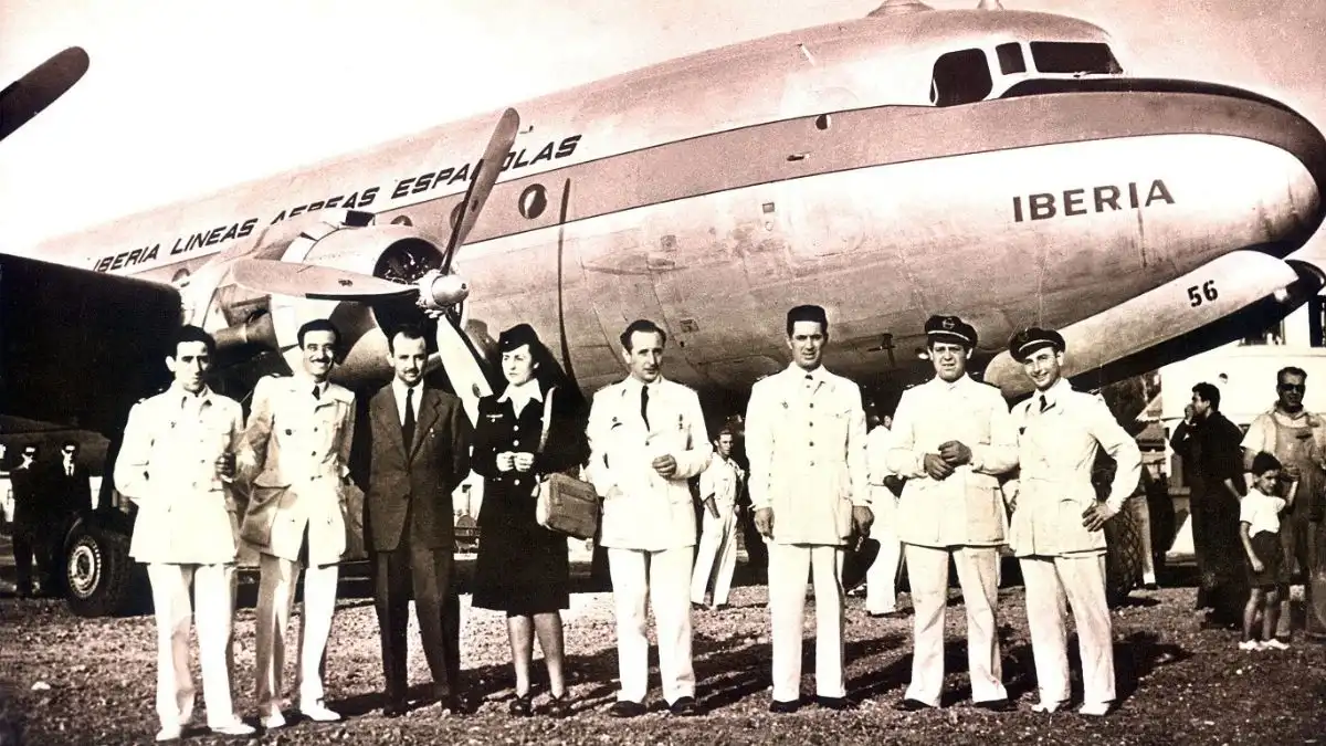 primeras azafatas iberia vuelo 1946