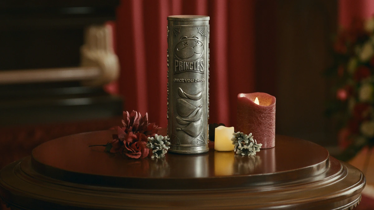Pringles Once You Drop urna funeraria